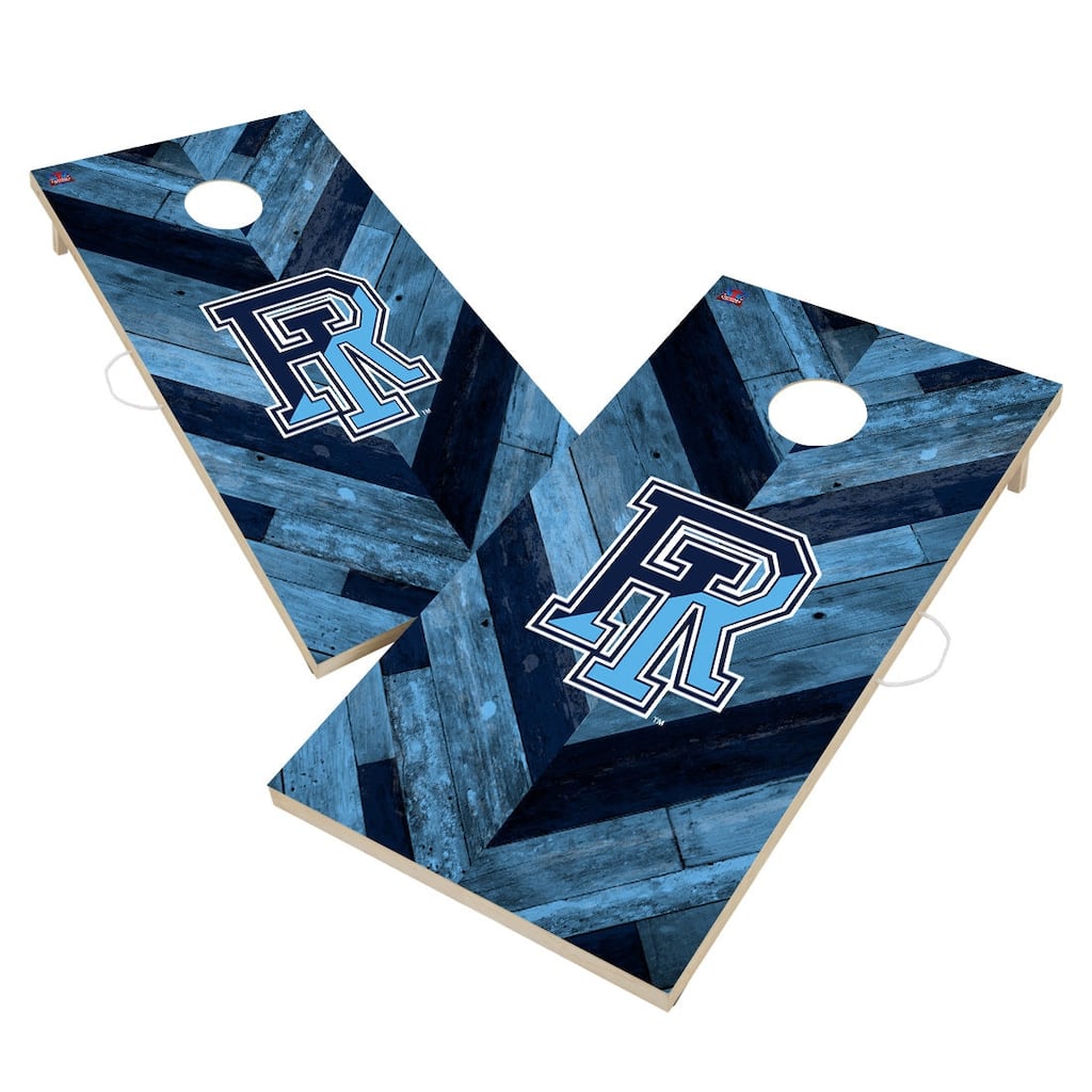 Rhode Island University of Rams Cornhole Board Set
