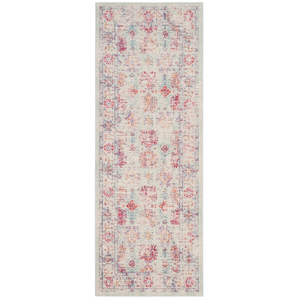 SAFAVIEH Windsor Jane Shabby Chic Cotton/ Polyester Distressed Rug