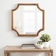 preview thumbnail 27 of 134, Kate and Laurel Hogan Scalloped Wood Framed Mirror