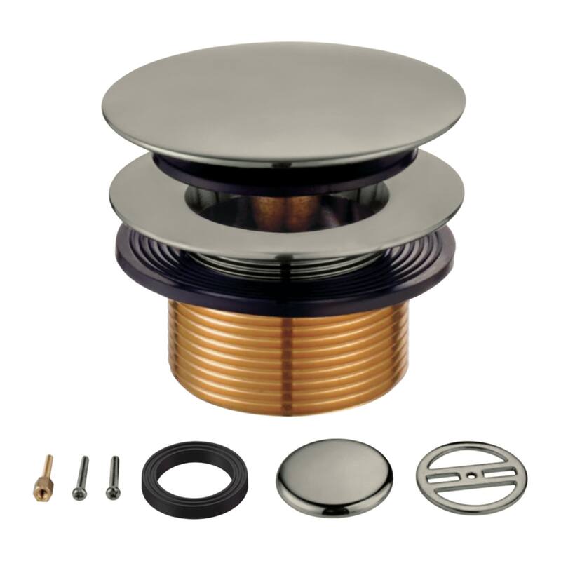 Eugene Toe Touch Tub Drain Conversion Kit - Brushed Nickel