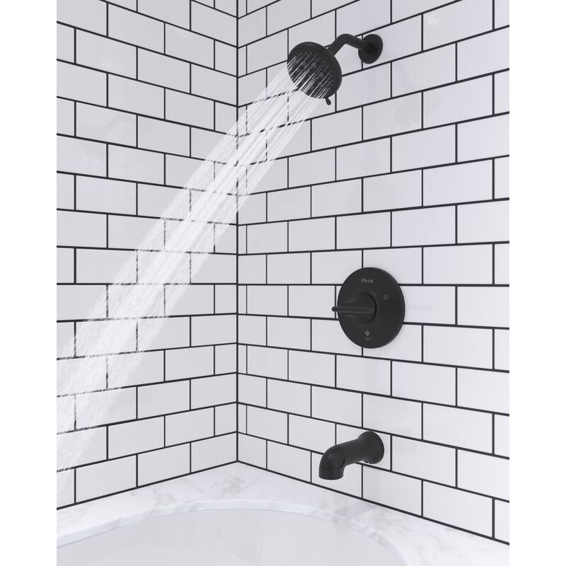 Pfister 8P8-WS2-VED Vedra Tub and Shower Trim Package with 1.8 GPM - Polished Chrome