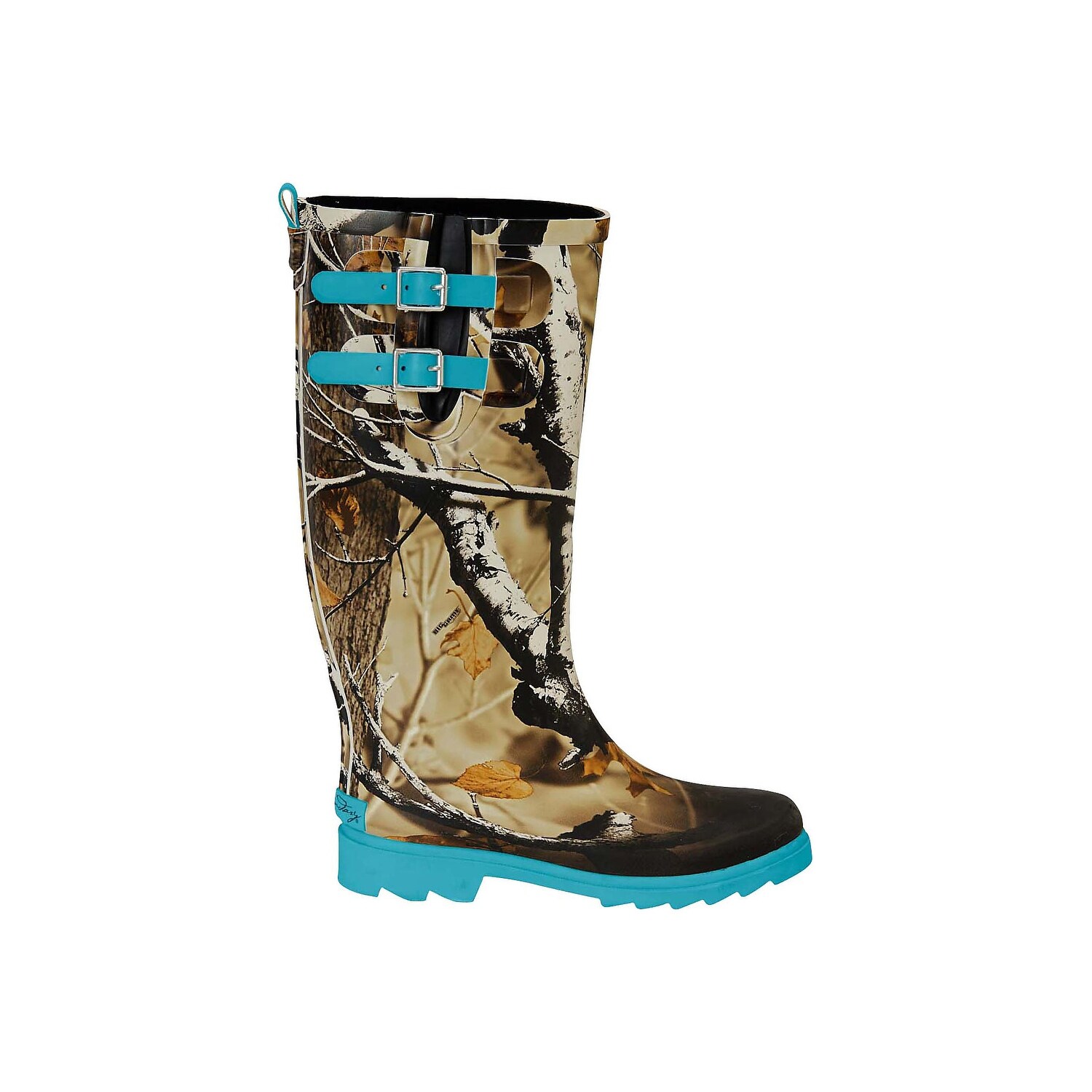 camo rain boots women's