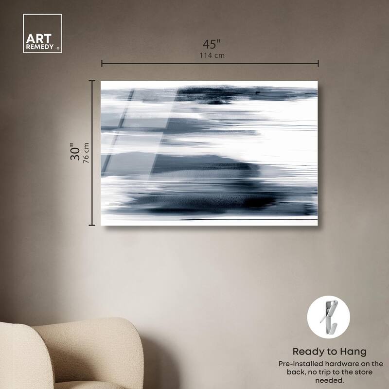 Blue Mirage Acrylic by Art Remedy, Ready to Hang