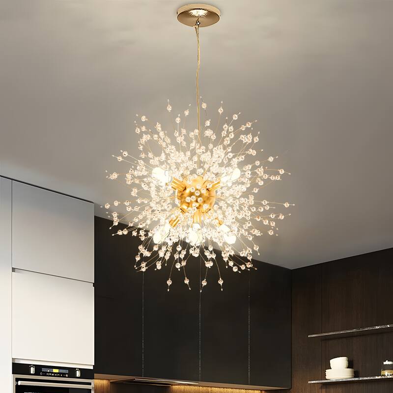 9-Light Firework Dandelion Sputnik Chandelier Light