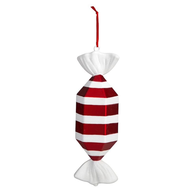 Set of 4 Shatterproof Candy Commercial Christmas Ornament 12"