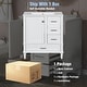 preview thumbnail 7 of 47, 30" Bathroom Vanity, Bathroom Cabinet with Sink Combo Set, Bathroom Storage Cabinet with a Soft Closing Door and 3 Drawers