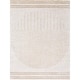 preview thumbnail 5 of 34, Livabliss Scandinavian Fossay Shag Stripe Washable Area Rug