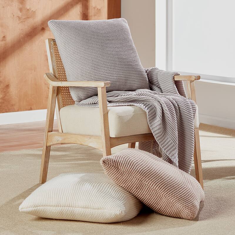 Splendid Synder 100% Acrylic Sweater Knit Decorative Throw Pillow