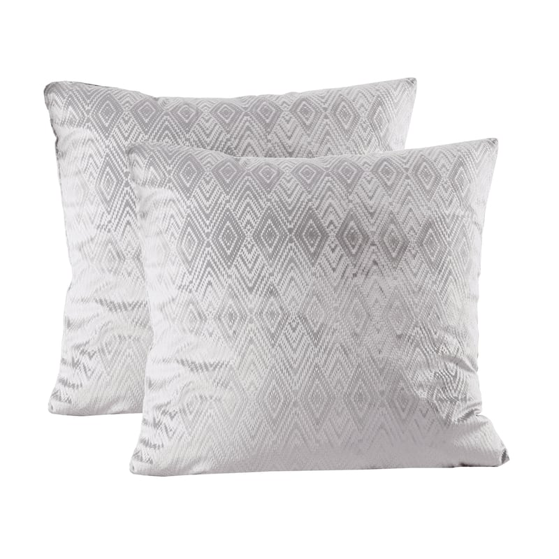 Tonopah Ikat Velvet Throw Pillow Cover Set, NO INSERT