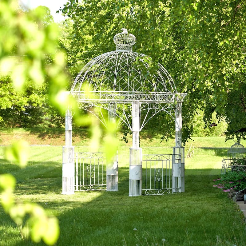 "Zina" Large Round Garden Gazebo