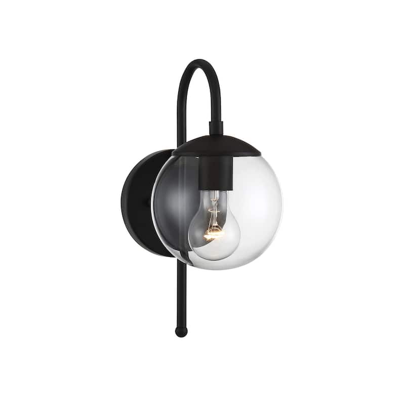 Meridian M50030 13" Tall Outdoor Wall Sconce with 8-1/2" Extension - Matte Black