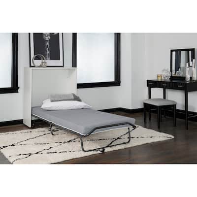 Malus Memory Foam Store-Away Cabinet Bed