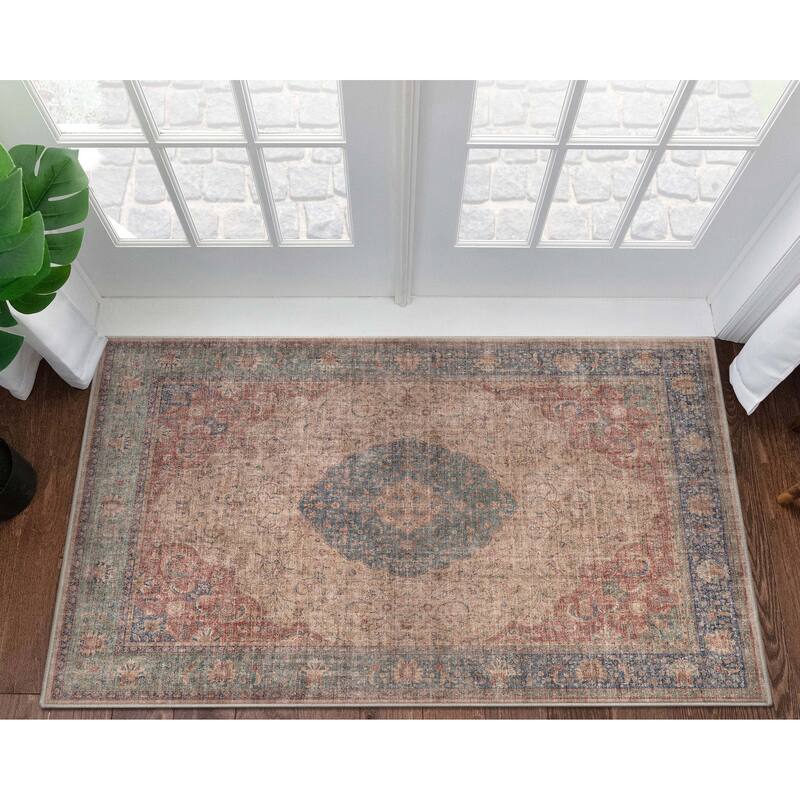 Well Woven Asha Odette Persian Oriental Vintage Area Rug