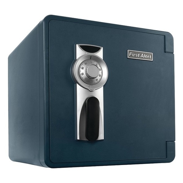 First alert 2092f-bd 1.31 cubic-ft waterproof fire safe with combination lock & ready-seal bolt down