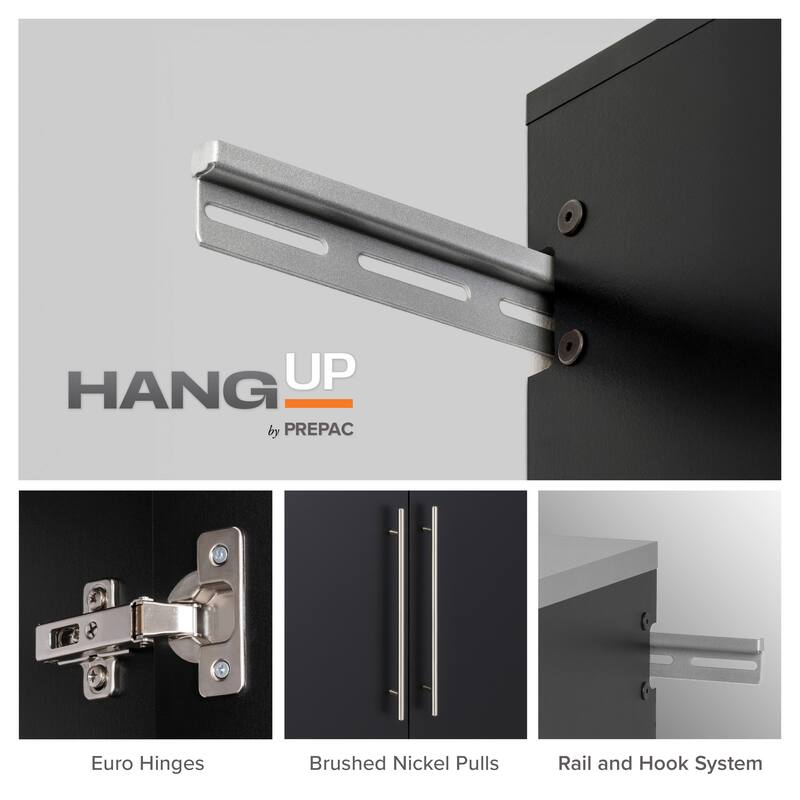 Prepac 30" HangUps Shoe Storage Cabinet - 30" W x 72" H x 16" D