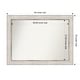 preview thumbnail 16 of 28, Non-Beveled Wood Bathroom Wall Mirror - Trellis Silver Frame - Trellis Silver 44 x 33 in