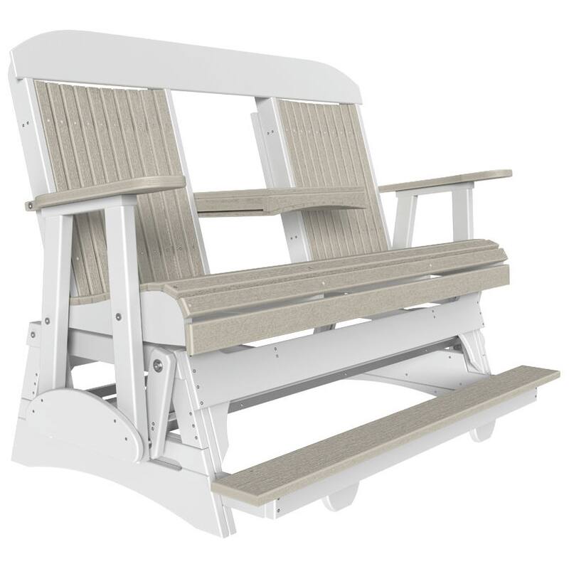 Outdoor All-Weather Poly Lumber Classic Balcony Glider
