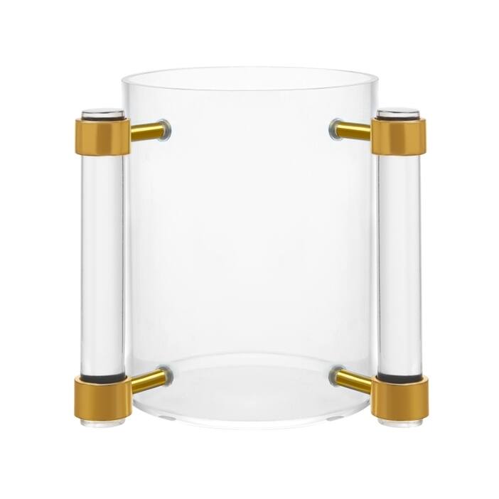 Acrylic Wash Cup with White/Clear/Marble/Black Handles