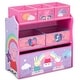 preview thumbnail 1 of 3, Peppa Pig 6 Bin Design and Store Toy Organizer by Delta Children