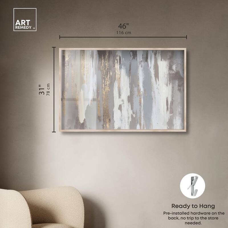 Flooding Gold II Shadowbox by Art Remedy