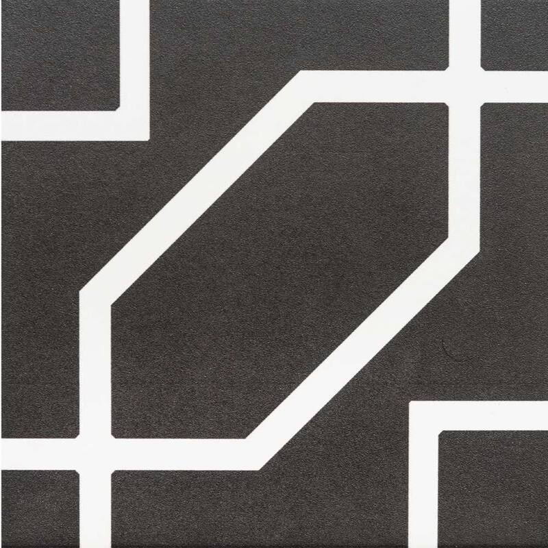 Gatsby 6x6 Matte Porcelain Encaustic Tile - Floor, Wall & Backsplash