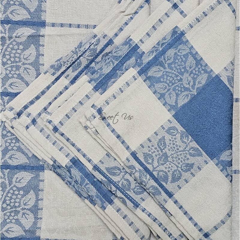 Luxurious Floral Jacquard Cotton Tablecloth Collection