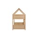 preview thumbnail 13 of 52, Wooden Low Height Twin Over Twin Bunk Bed Kids Bed with Guardrails,Ladder