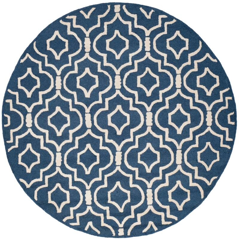 SAFAVIEH Handmade Cambridge Smaragda Modern Wool Rug