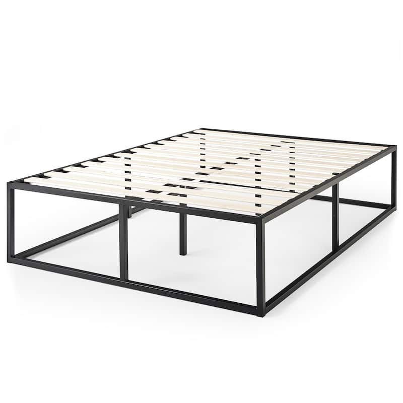 Priage by ZINUS Black Metal Platforma Bed Frame - Full