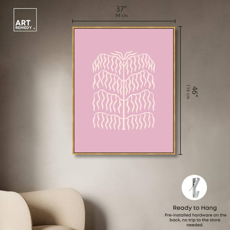 Lavender Mauve Canvas by Art Remedy