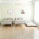 preview thumbnail 5 of 16, Twin over Twin with Trundle Bunk Bed/l/ Noise Reduced/ Safety Guardrail/No Box Spring Needed-Gray+Silver