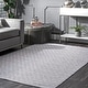 preview thumbnail 31 of 47, Nuloom Lorretta Geometric Cotton Area Rug 6' x 9' - grey