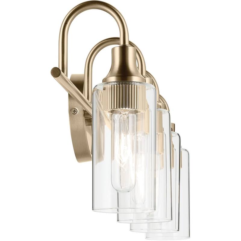 Kichler 55212 Kavi 4 Light 32" Wide Vanity Light with Clear Glass