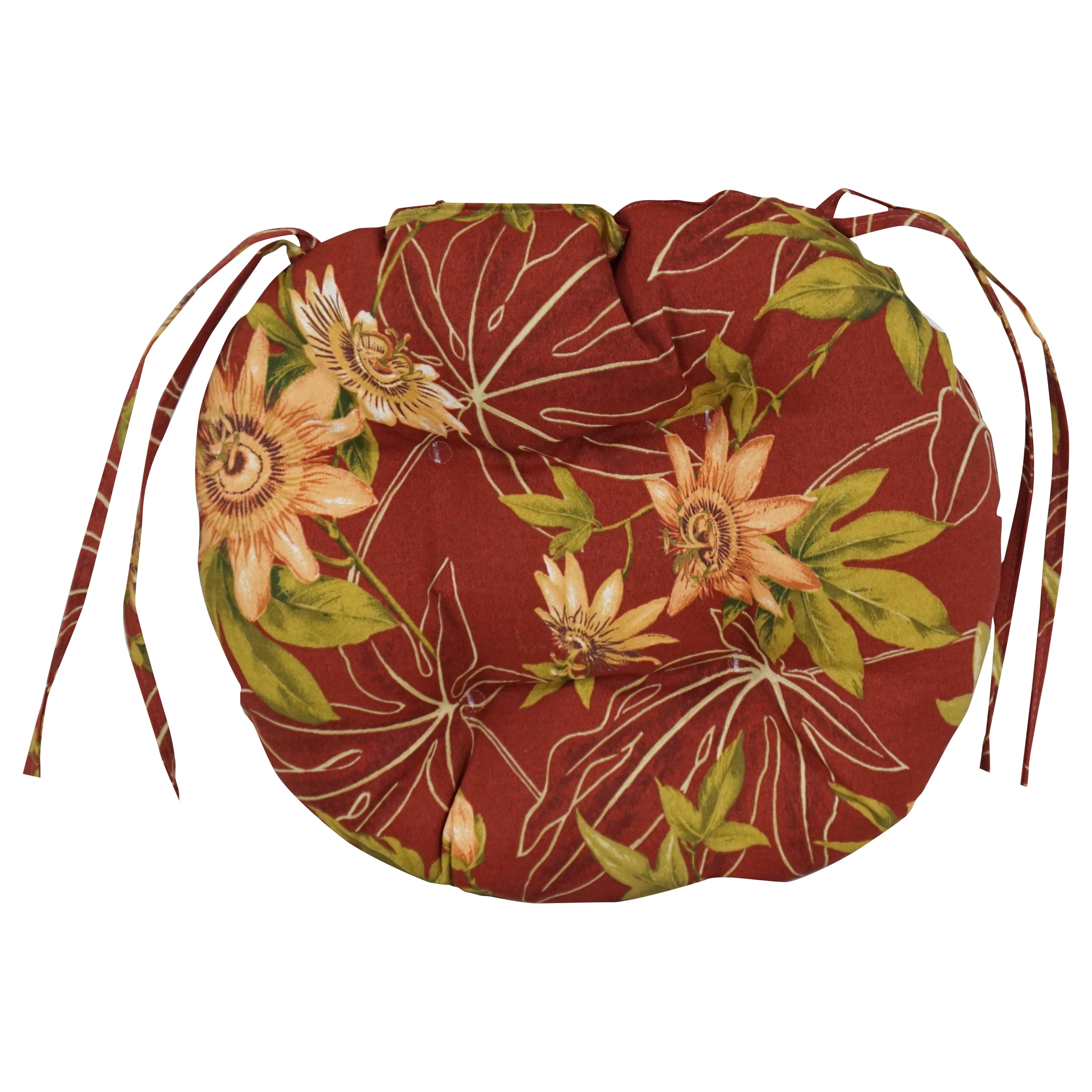 16-inch Round Tufted Indoor/Outdoor Chair Cushions (Set of - Picture 46 of 64