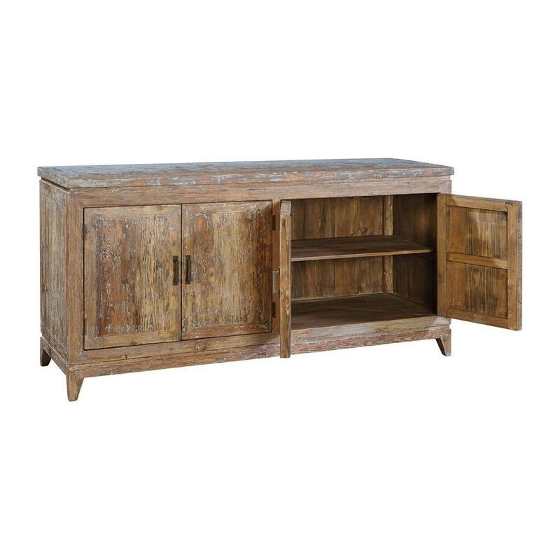 Vineland 71-inch Reclaimed Pine Wire Brushed Sideboard