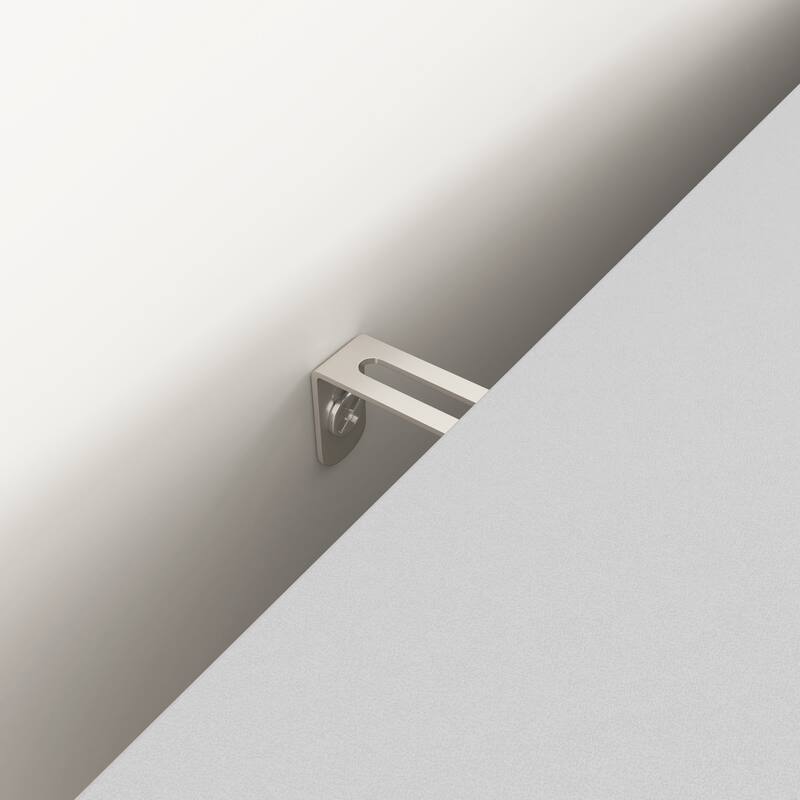 Anmytek White 6 Drawer Dresser Large Storage Cabinet Wavy Pattern Drawer Panel for Bedroom Living Room Hallway Entryway