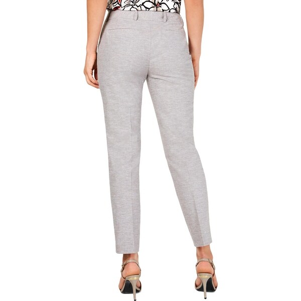 slim leg petite trousers