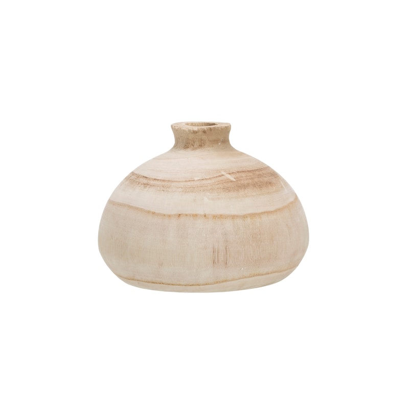 Decorative Paulownia Wood Vase