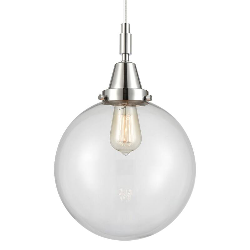 Innovations Lighting 447-1P-G202-10 Beacon 10" Wide Mini Pendant with - Polished Chrome