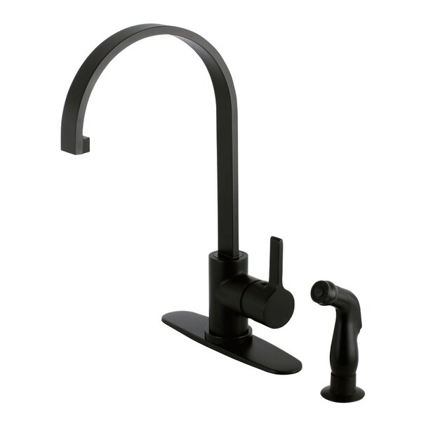 Kingston Brass LS871.CTLSP Continental 1.8 GPM Single Hole Kitchen Faucet