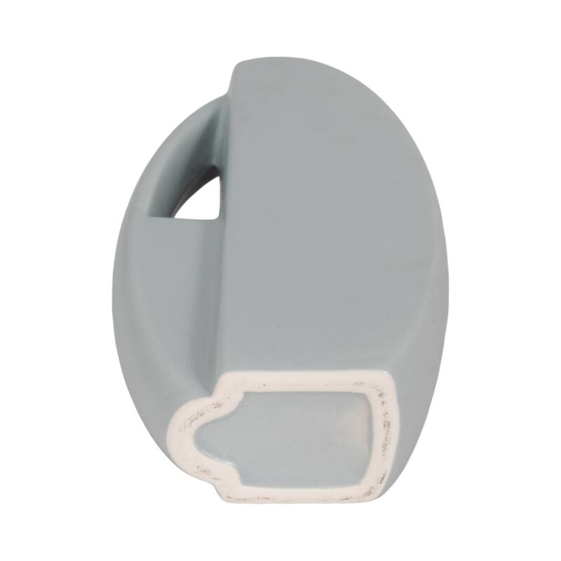 Sagebrook Home Artistic Ceramic Gray Watering Can Vase