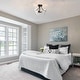 preview thumbnail 6 of 7, Modern 3-Light Drum Glass Semi-Flush Mount Ceiling Light - Black - D13"xH10"