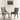 SAFAVIEH En Vogue Abby Dining Chairs (Set of 2) - 22" W x 23.8" L x 36.4" H - 22" W x 24" D x 36" H