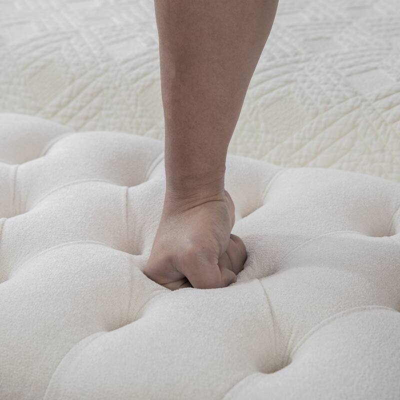 65.7"W Tufted Upholstered Storage Bench With Double Lids,Rubberwood Legs