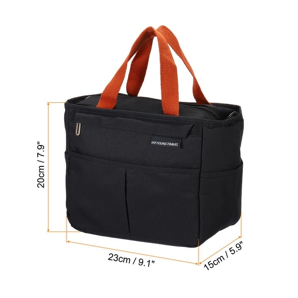 Lunch Box for Women/Men, Insulated Cooler Lunch Bag, 7.9x5.9x9.1 Inch ...