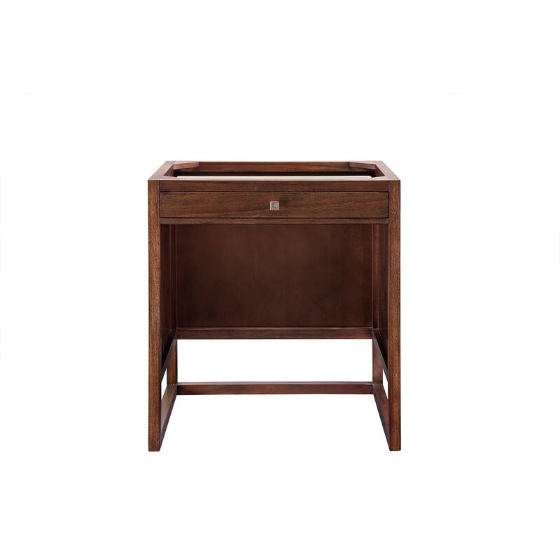 Athens 30" Countertop Unit (makeup counter), Mid-Century Acacia - 30 x 15 x 33.3 - DiscoMCA