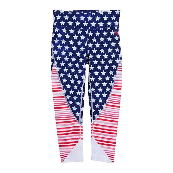Shop Tommy Hilfiger Women S Stars Stripes Cropped Active
