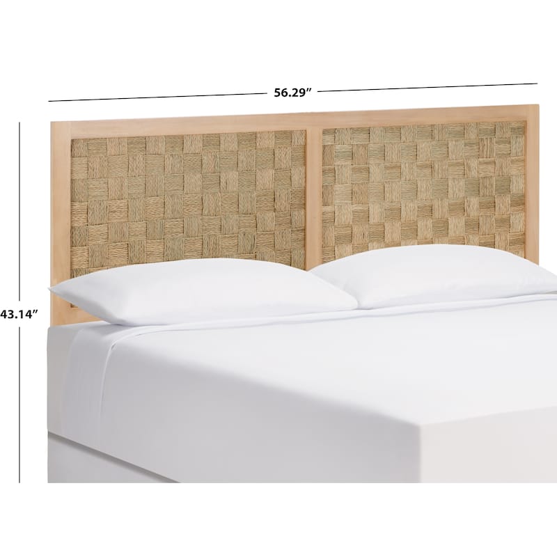 SAFAVIEH Home Halvor Natural Rattan Headboard
