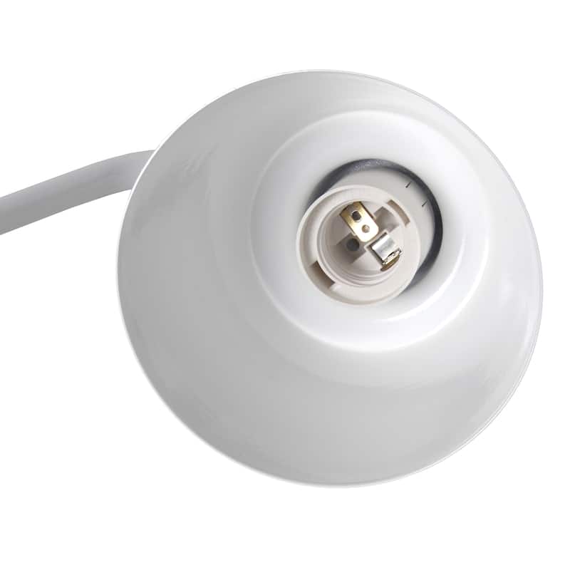 Metal Desk Lamp with Adjustable Cone Shade for Modern Workspace - 7.80 x 5.60 x 16 in. (L x W x H)