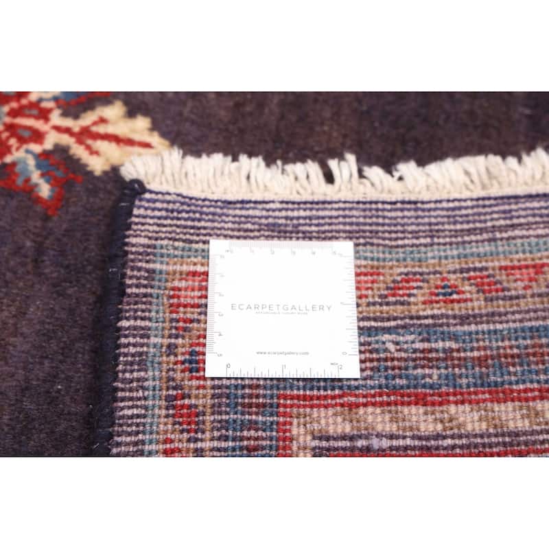 ECARPETGALLERY Hand-knotted Andelz Navy Wool Rug - 4'2 x 8'0